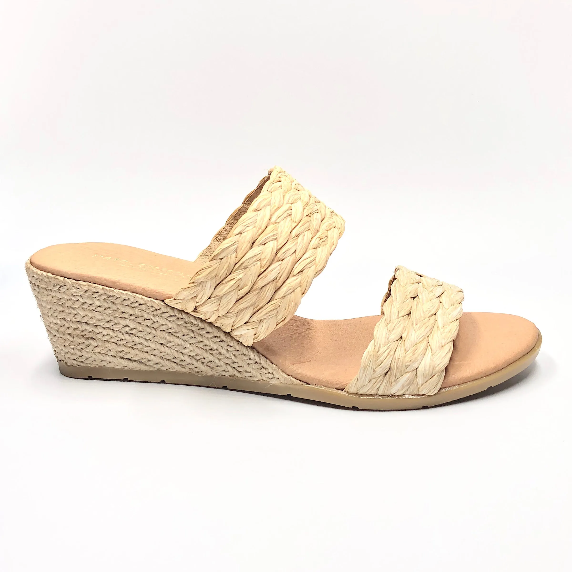 Raffy - The Raffia 2 Band Espadrille in Natural