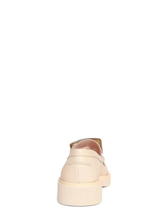 Roger Vivier   25mm Viv Rangers leather loafers 