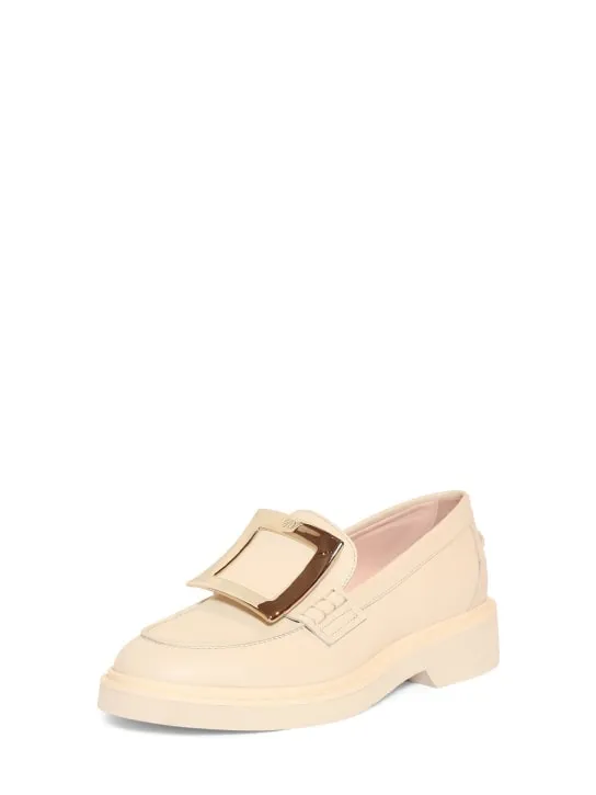 Roger Vivier   25mm Viv Rangers leather loafers 