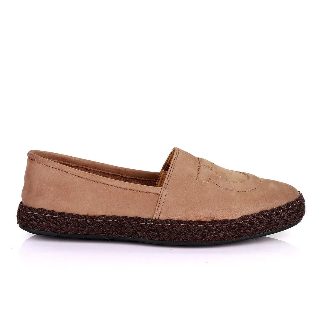 Salvatore Ferragamo Men's Suede Parigi loafers-Khaki