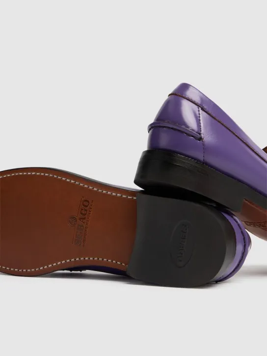 Sebago   Dan Outsides smooth leather loafers 