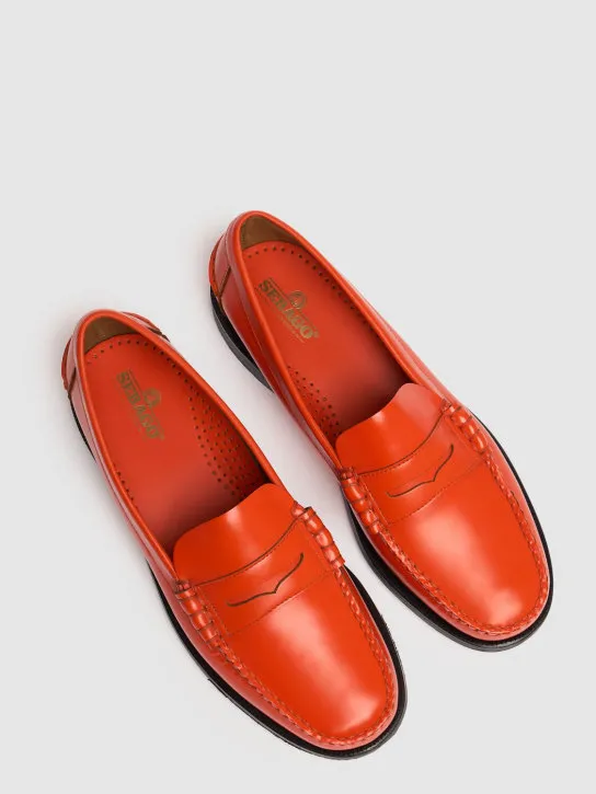 Sebago   Dan Outsides smooth leather loafers 
