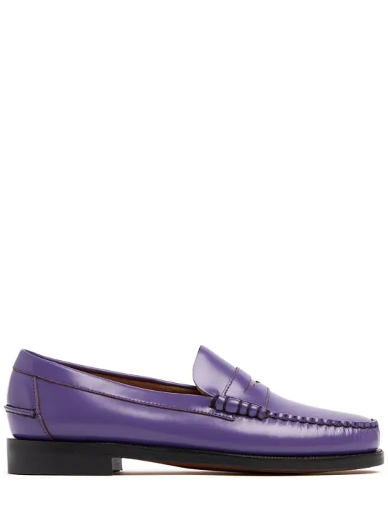 Sebago   Dan Outsides smooth leather loafers 