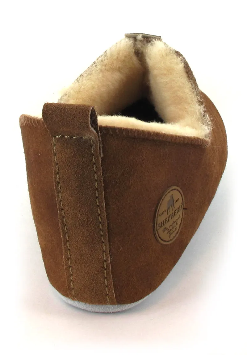 SHEPHERD Womens Shearling Mini Boots Lina