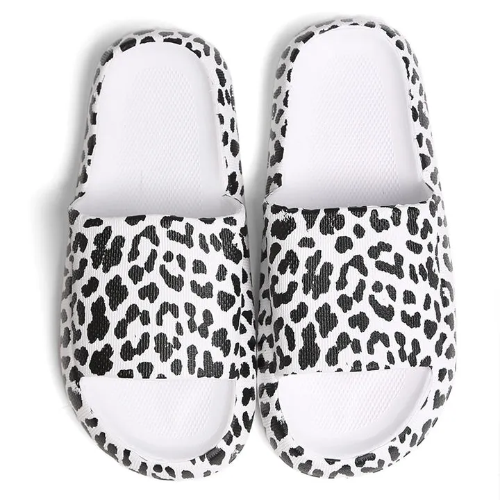 Slide into my DM Leopard Print Sliders