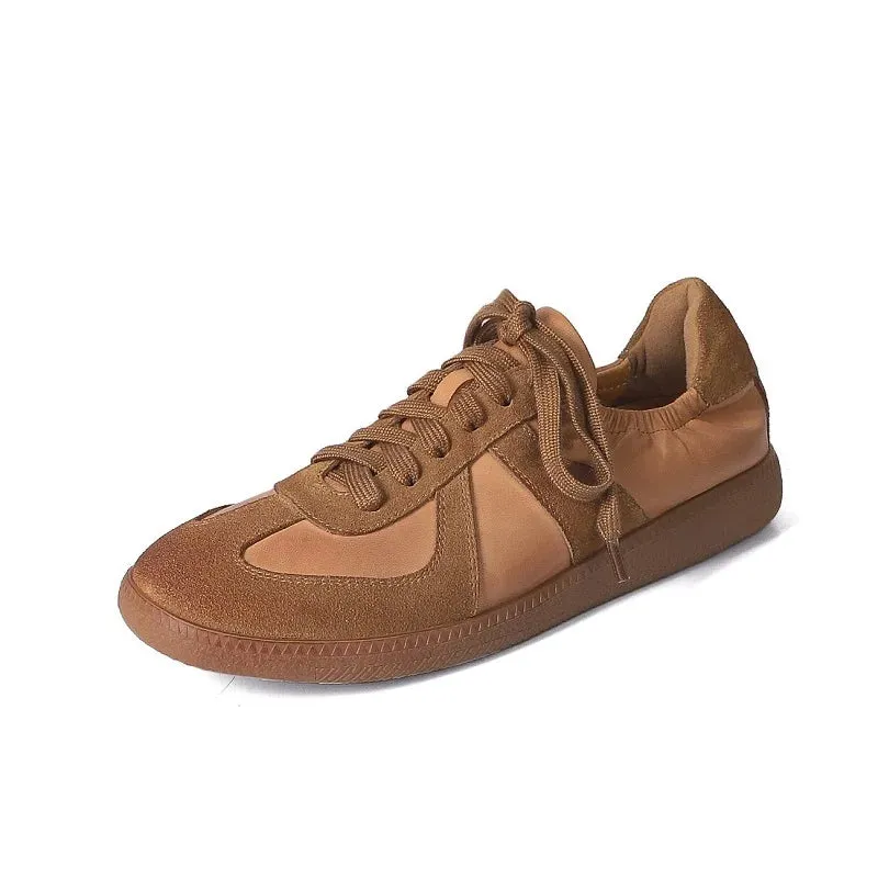 TAVIMART  -  Women Sneakers Spring Autumn Patchwork Casual Shoes Fashion Women's Lace-Up Mulit Color Shoes Flat Heeled Girls Fashion Sneakers