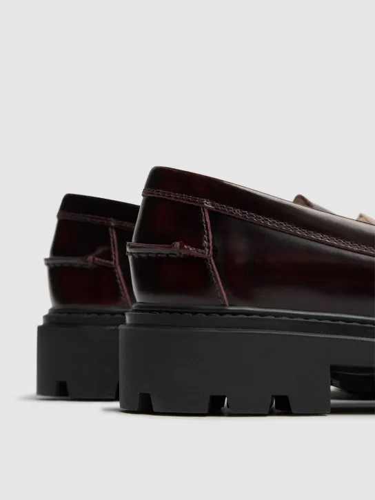 Tod&#x27;s   30mm Leather chain loafers 