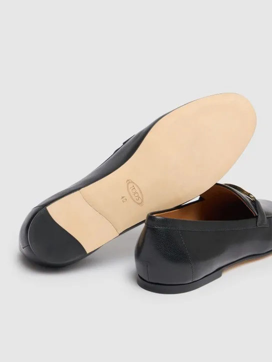 Tod&#x27;s   5mm Logo leather loafers 