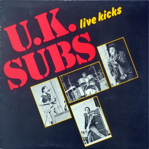 U.K. Subs* - Live Kicks (12", MiniAlbum) (NM or M-)