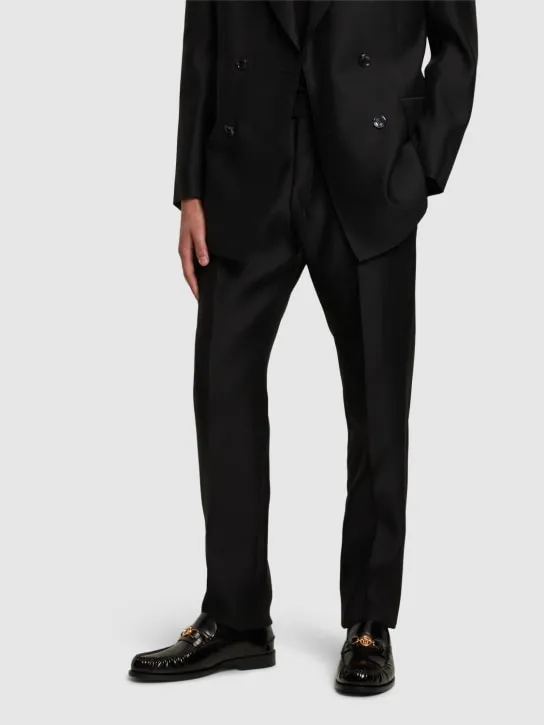 Versace   Medusa leather loafers 