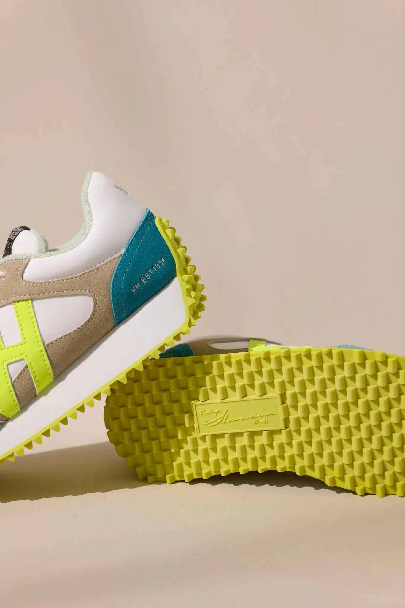 Vintage Havana Cosmic 5 Neon Yellow Multi Sneakers