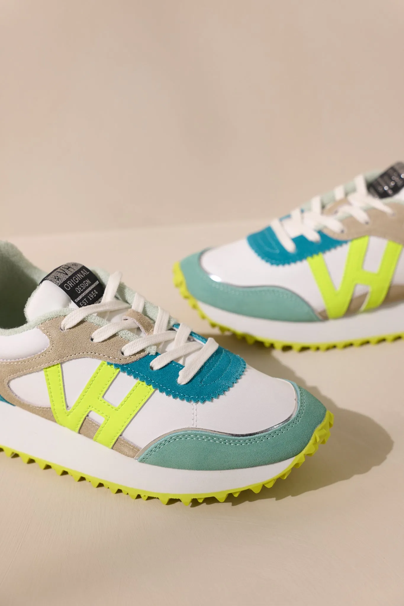Vintage Havana Cosmic 5 Neon Yellow Multi Sneakers