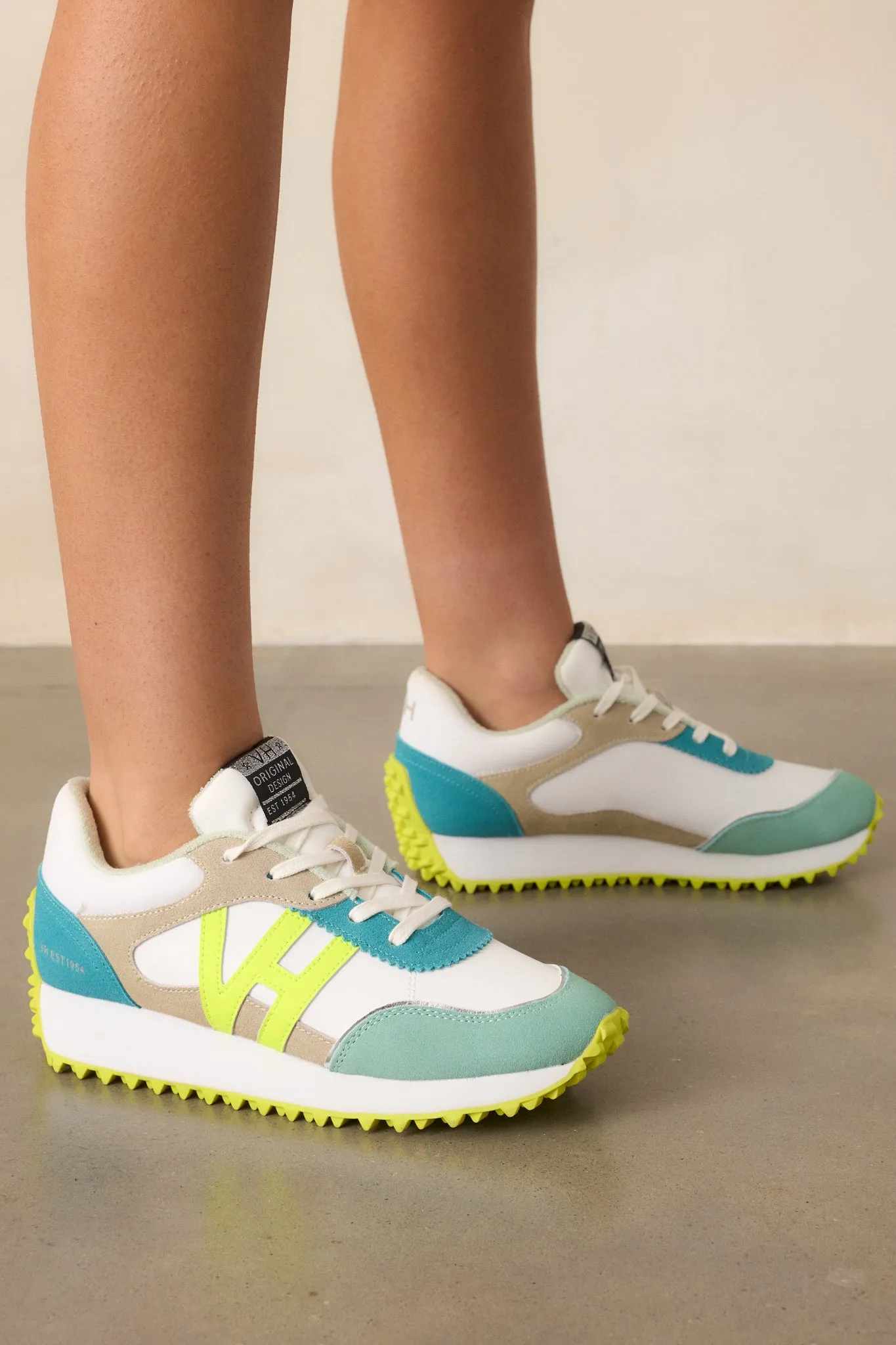 Vintage Havana Cosmic 5 Neon Yellow Multi Sneakers