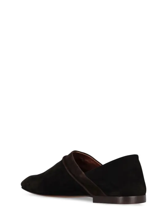 Wales Bonner   Babouche suede loafers 